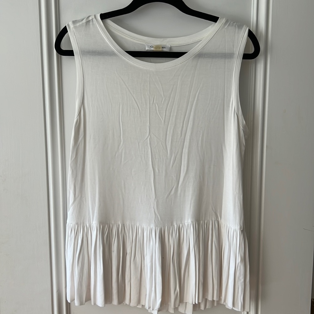 Calvin Klein pleated tank